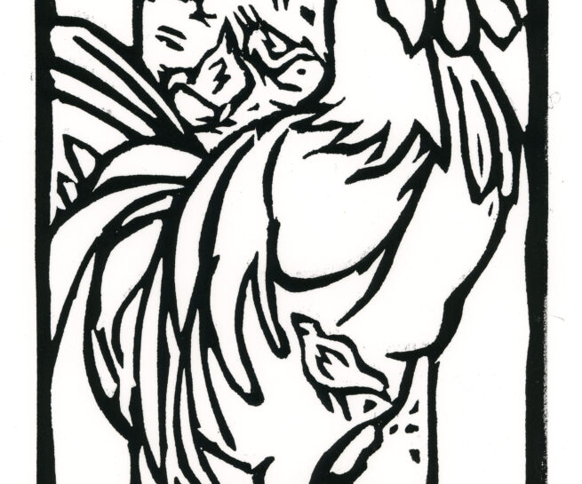 Eve Jacob Linocut